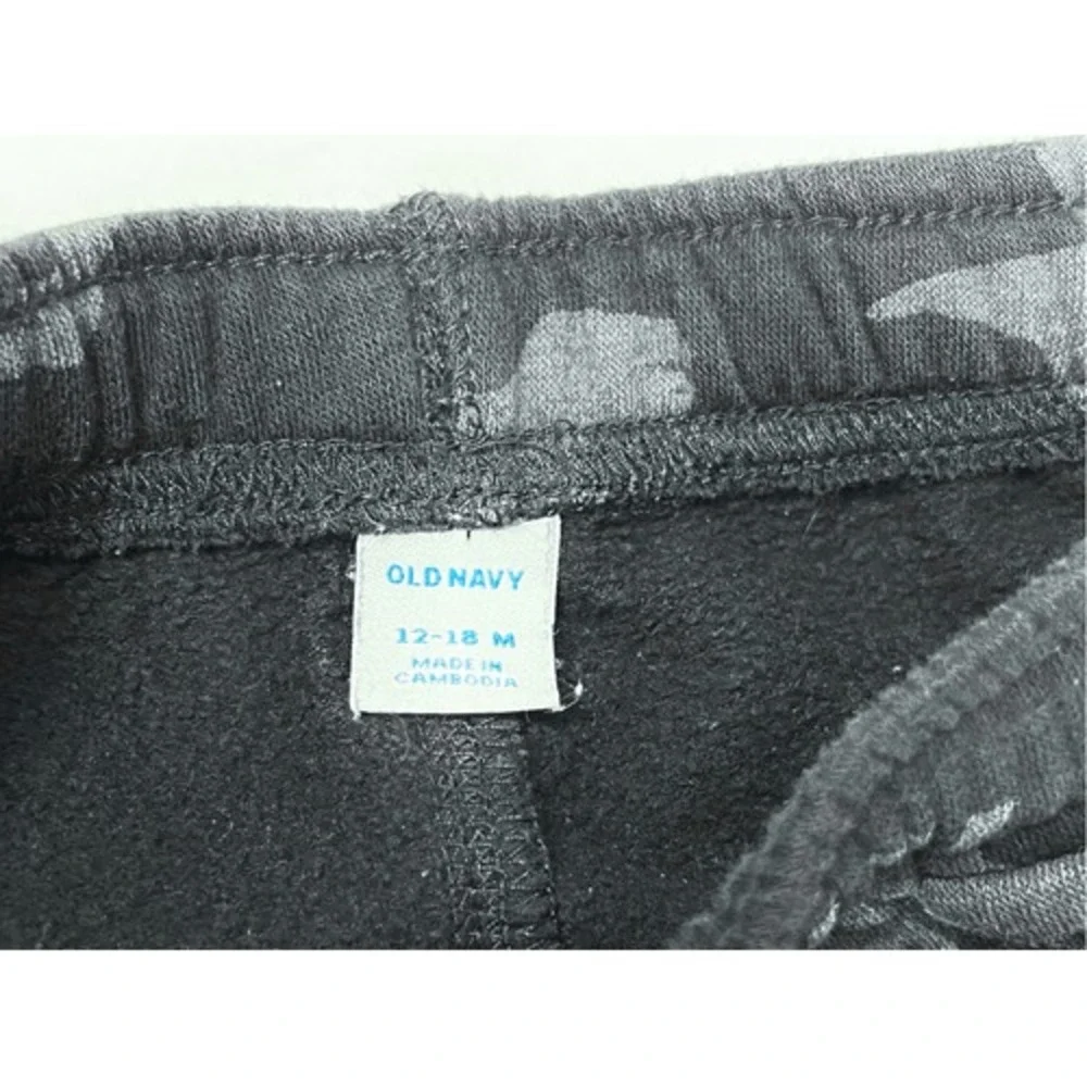 Old Navy Black Dinosaur Zip Up Hoodie Fleece‎ LS Jogger Pant Outfit 2T Matching